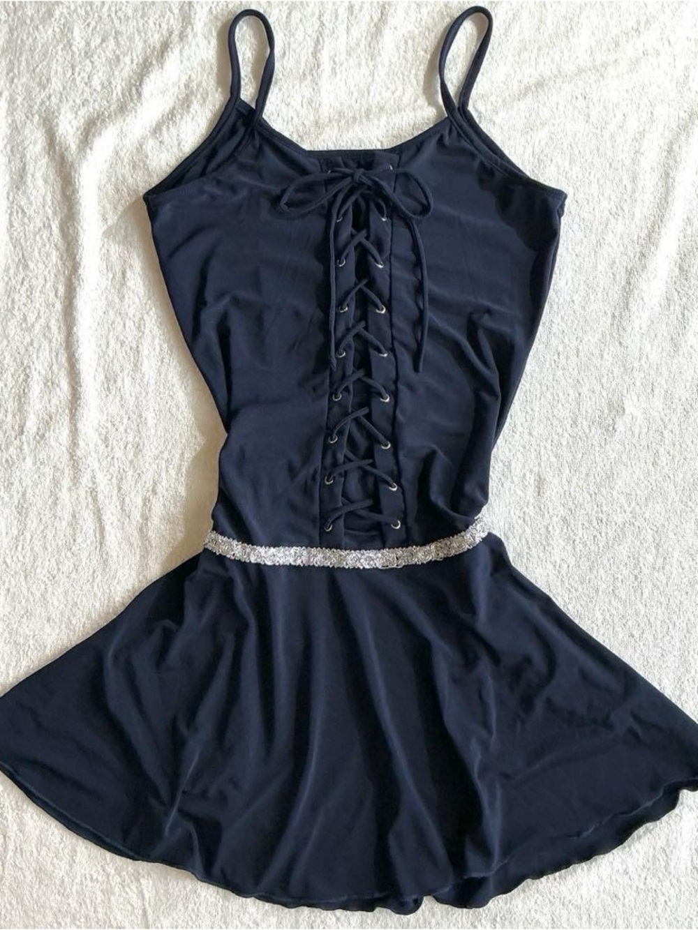 moving sale 💕- J-Fashion lace up ribbon cami dress/tunic free size
